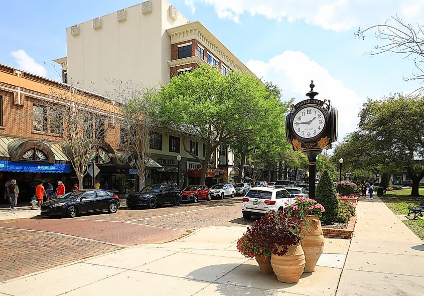 Downtown Winter Park, Florida Editorial credit: Jillian Cain Photography / Shutterstock.com