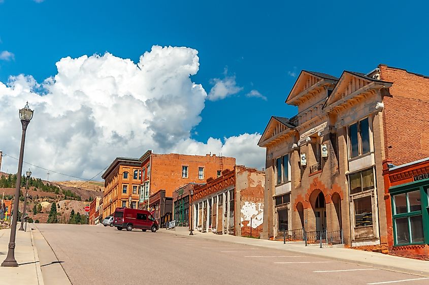 Victor, Colorado was once a thriving gold mining town high in the mountains of Colorado.