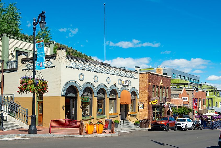 Main Street in historic downtown Park City, Utah