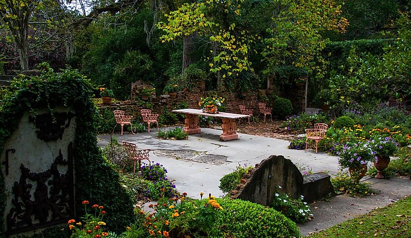 Afton Villa Gardens near St. Francisville, Louisiana
