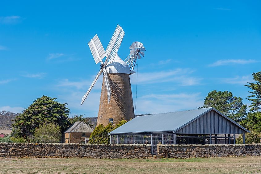 Callington Mill in Oatlands, Tasmania, Australia.