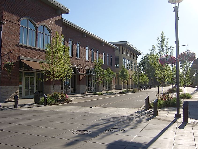 Downtown Washougal, Washington.