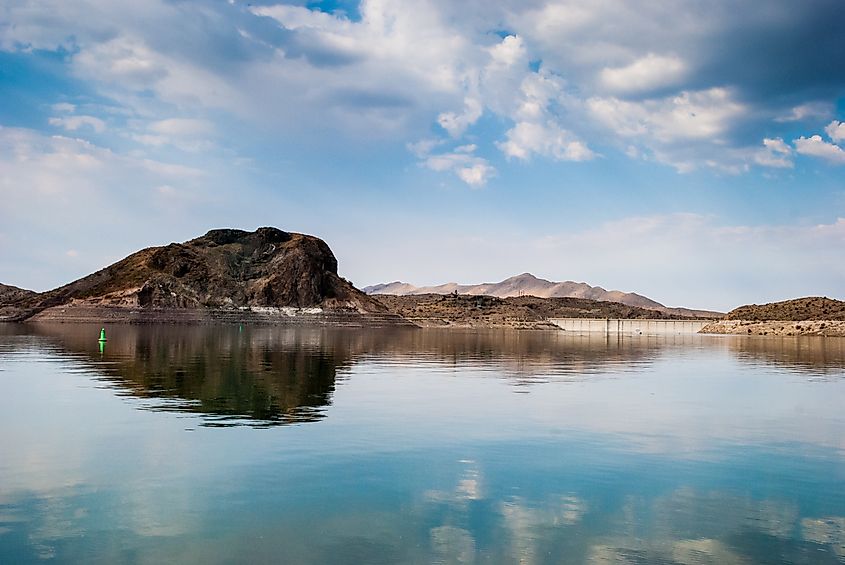 Elephant Butte Lake State Park near Truth or Consequences, New Mexico.