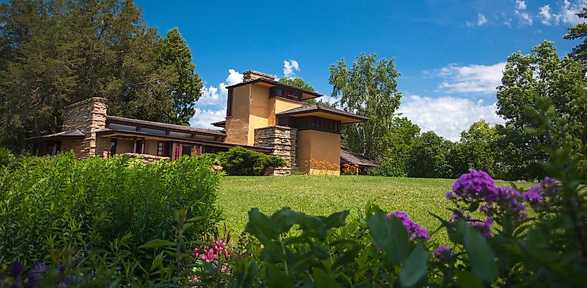 Taliesin in Spring Green, Wisconsin.