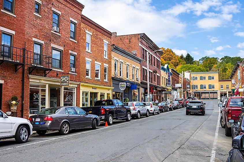 Railroad Street in Great Barrington, Massachusetts.