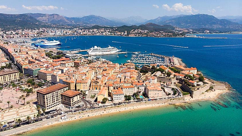 Corsica WorldAtlas   Ajaccio Corsica France Lsantek 