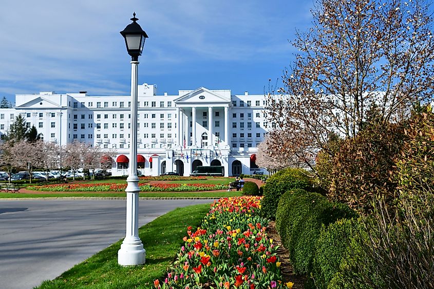 The Greenbrier Resort in White Sulphur Springs, West Virginia.