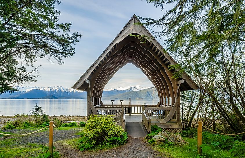 Inside Passage at Petersburg, Alaska.
