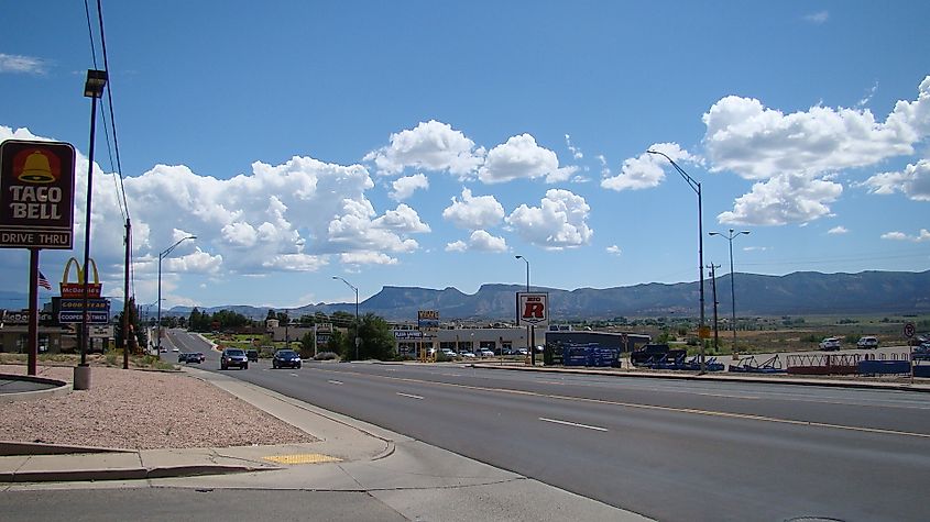 Main Street in Cortez, Colorado