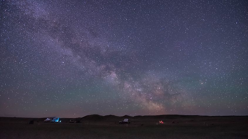 Milky Way Galaxy from Grasslands National Park of Canada, Saskatchewan.