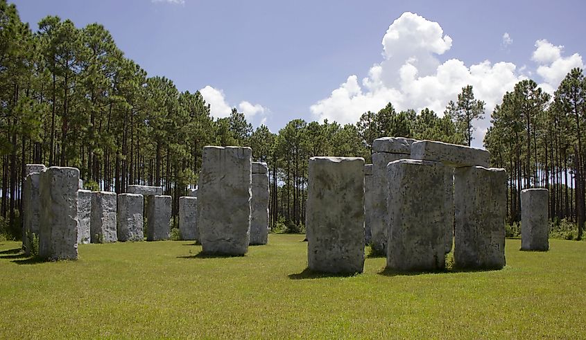 Bamahenge in Elberta, Alabama.