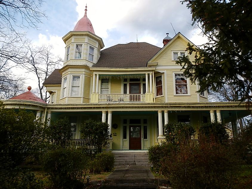 Reuben Herzfeld House in Alexander City, Alabama listed on the National Register of Historic Places