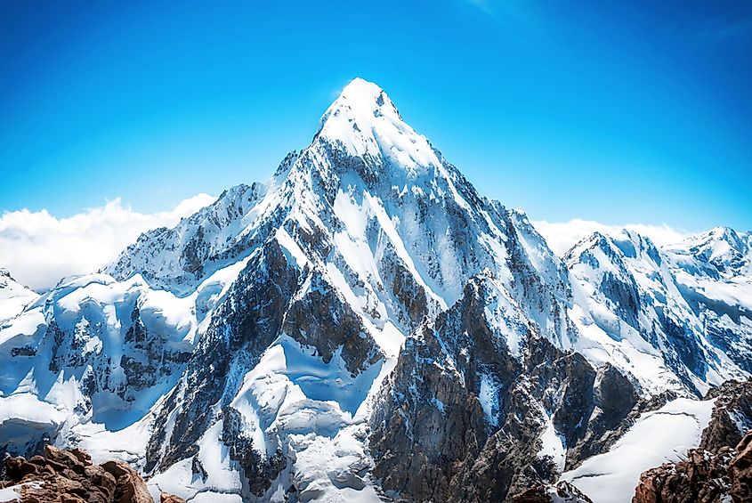 Mount Everest from the Nepal side.
