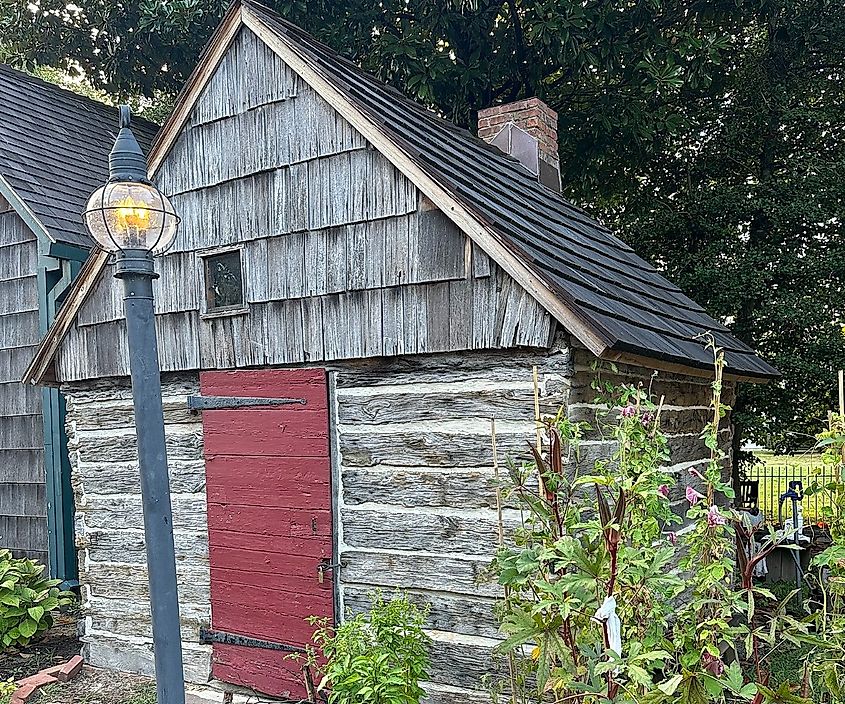 Early Plank House, Lewes, Delaware.