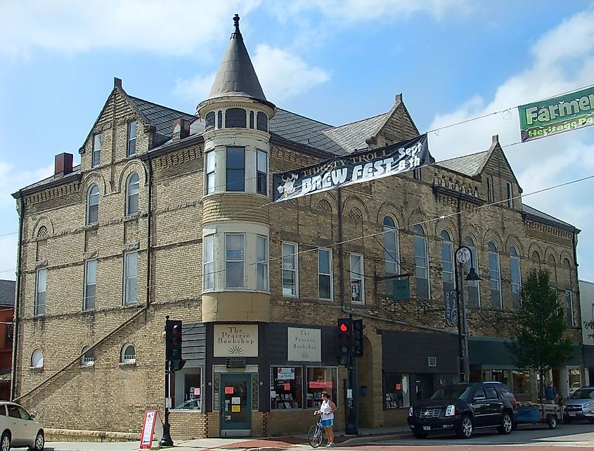 Opera Block in Mt. Horeb, Wisconsin.