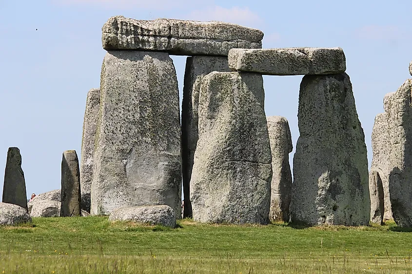 Towering boulders of Stonehenge