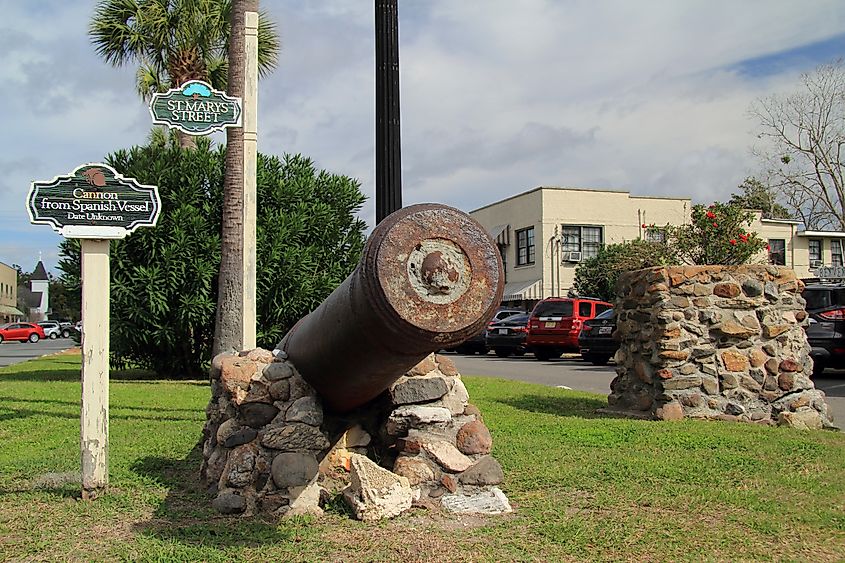 The St. Marys Historic District in St. Marys, Georgia.