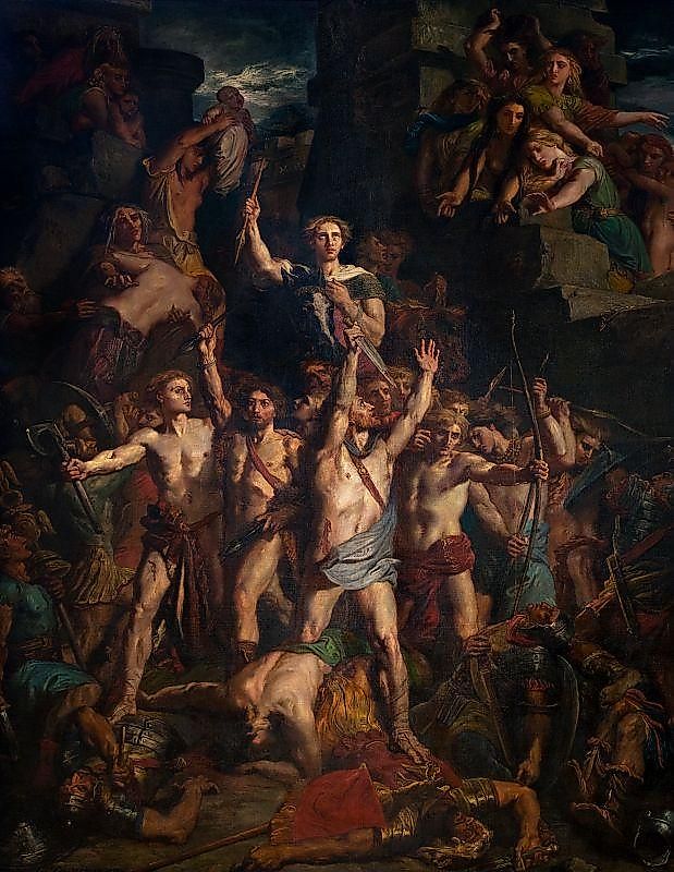 Theodore Chasseriau's The Defence of the Gauls by Vercingetorix (1855).