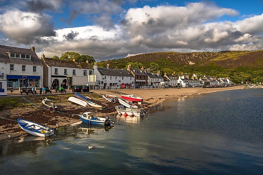 The spectacular town of Ultrapool in Scotland.