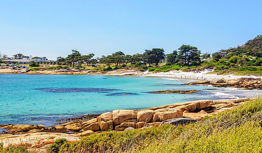 Bicheno on the beautiful East Coast, north of the Freycinet Peninsula, Tasmania, Australia.