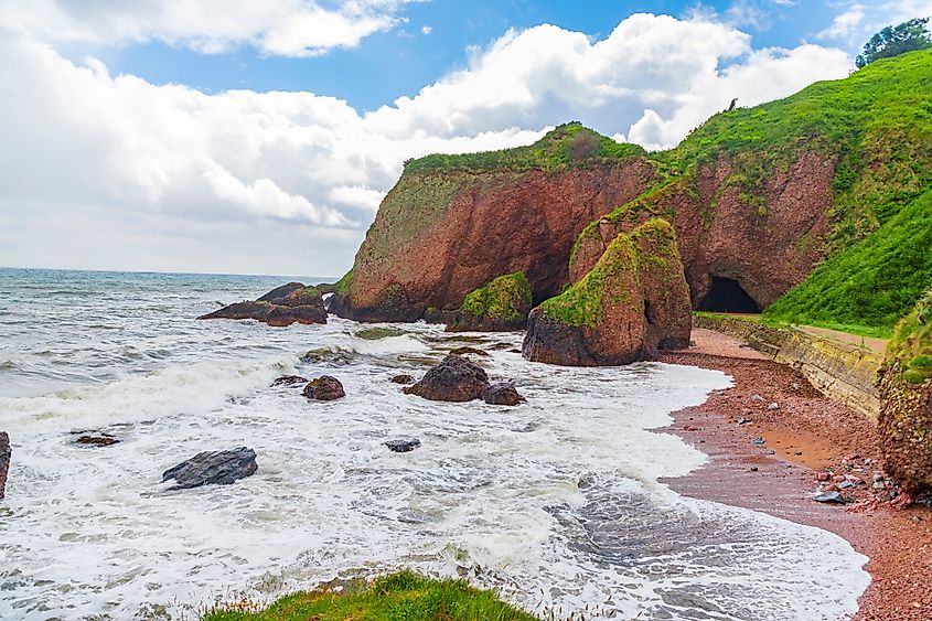 Cushendun Cave, Northern Ireland.