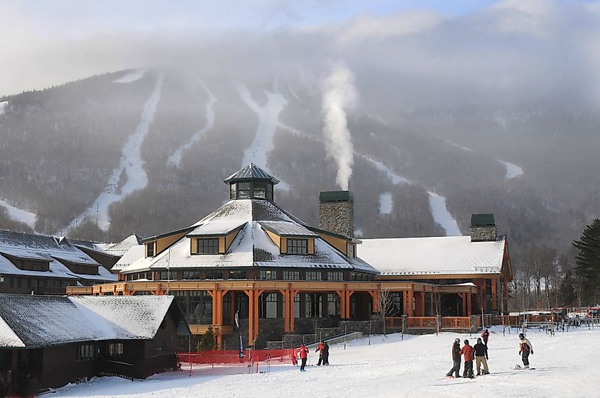 Ski lodge in Stowe, Vermont