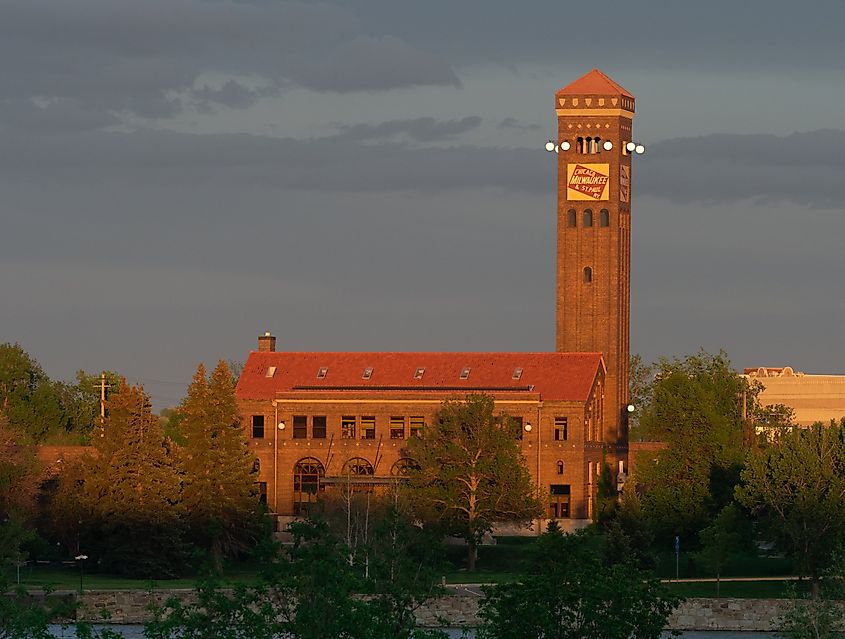 The Chicago, Milwaukee and St. Paul Passenger Depot in Great Falls, Montana