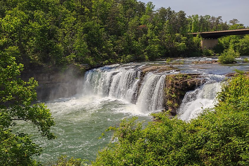 Little River Falls in the Little River Canyon National Preserve