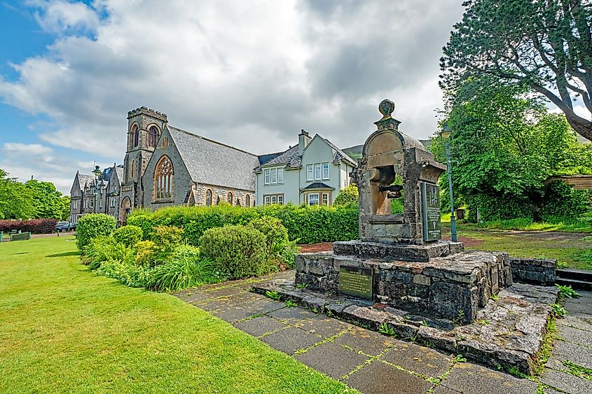 A monument in Fort William, Scotland.