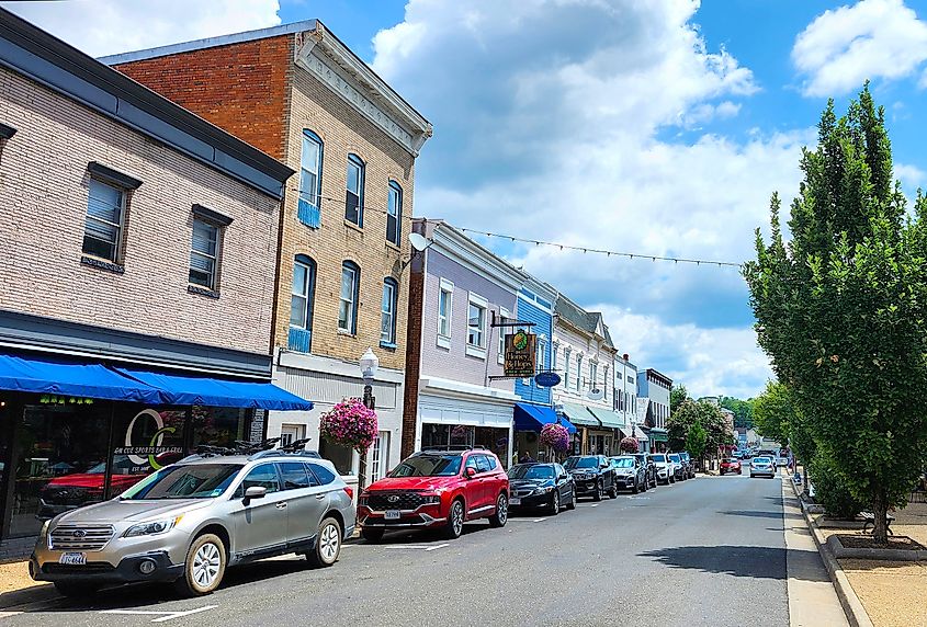 Street in Front Royal, Virginia