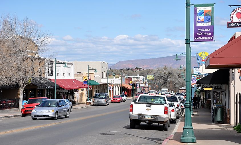 Historic area in Cottonwood, Arizona.