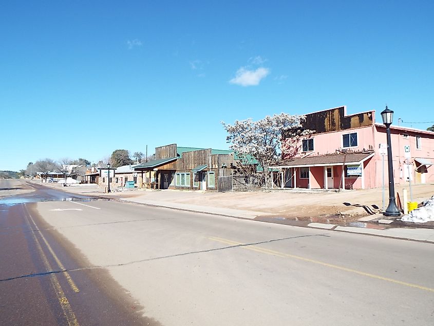 Historic Main Street in Payson, Arizona.