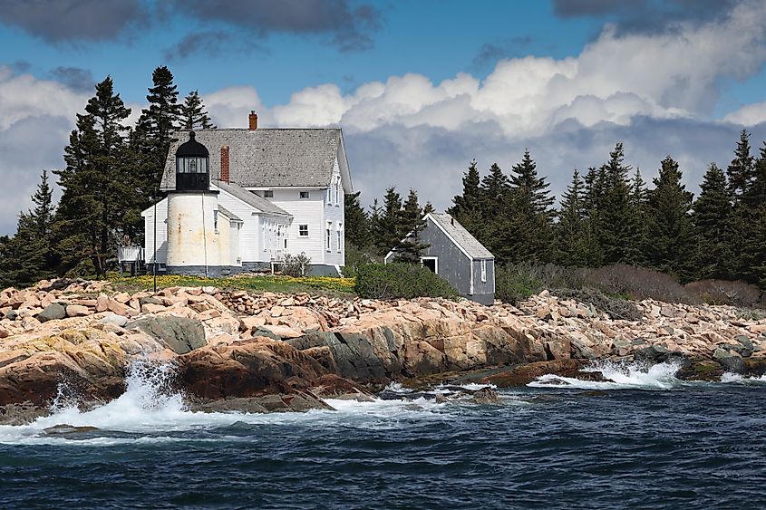 Winter Harbor Lighthouse in Maine