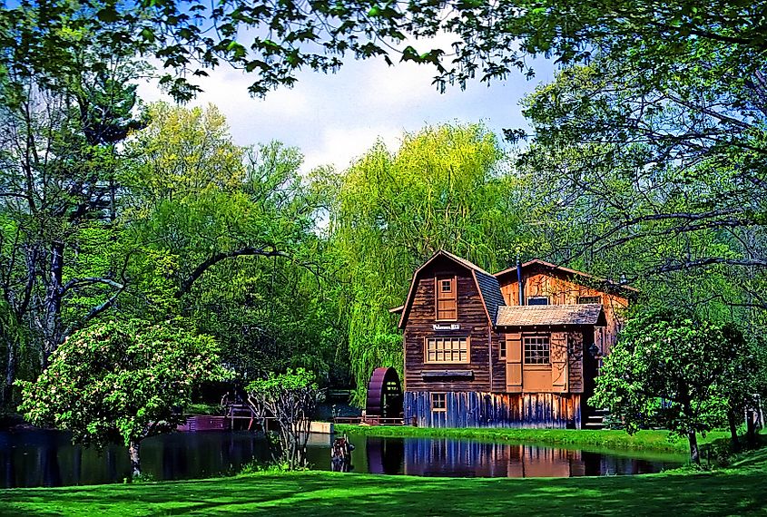 The Peterson Mill at Saugatuck, Michigan.