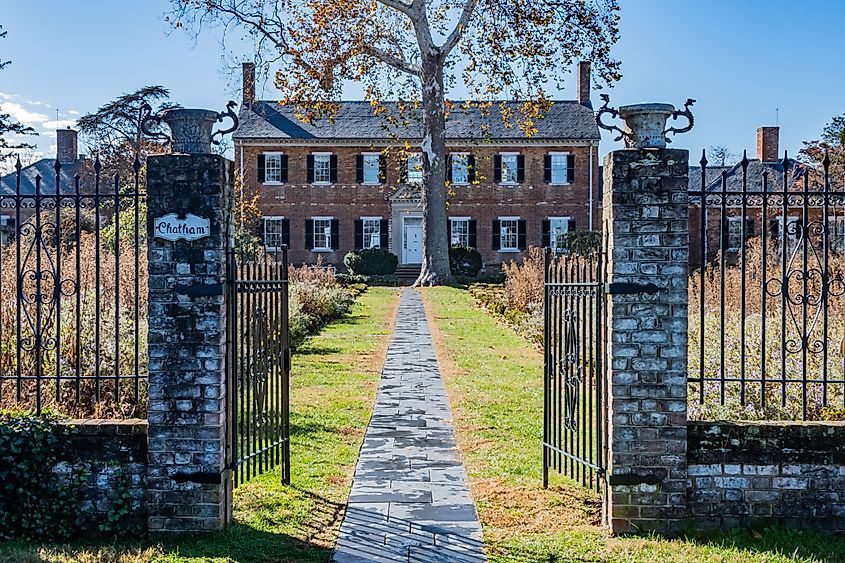 Chatham Manor in Fredericksburg, Virginia.