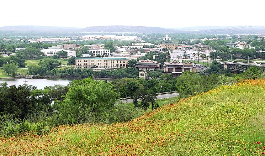 Marble Falls, Texas. In Wikipedia. https://en.wikipedia.org/wiki/Marble_Falls,_Texas By Larry D. Moore, CC BY 4.0, https://commons.wikimedia.org/w/index.php?curid=2129287