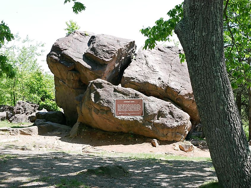 West Rock Ridge State Park, in New Haven, Connecticut