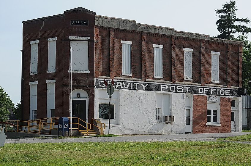 Gravity, Iowa Post Office.