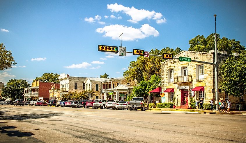 Main Street in Fredericksburg, Texas