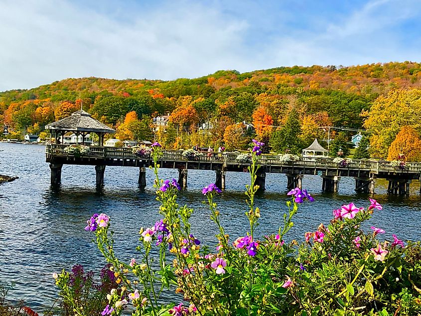 North Hatley in the Fall.