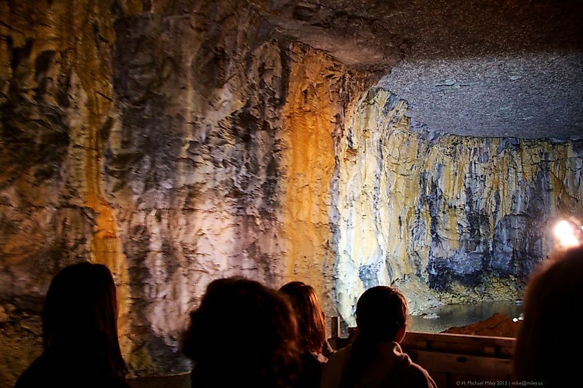 Inside the Louisville Mega Cavern.