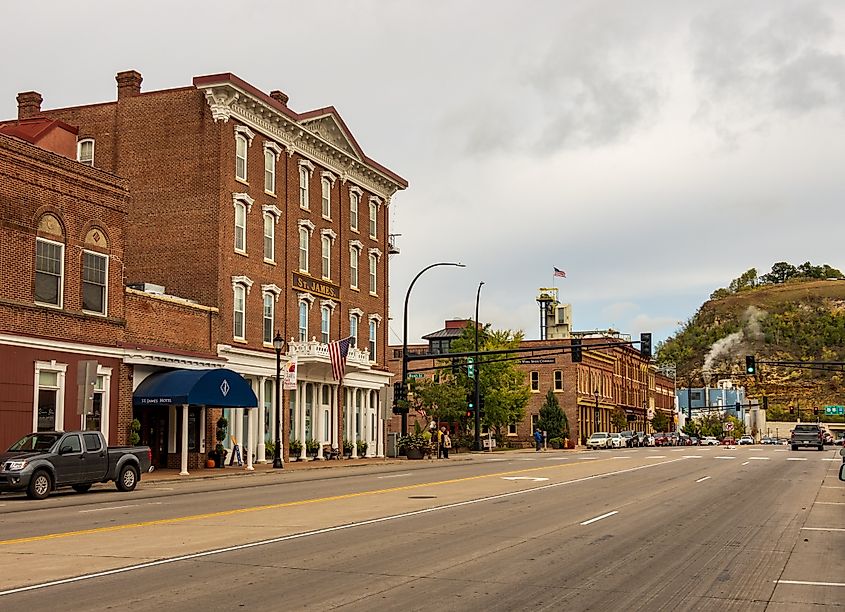 St. James Hotel in Red Wing, Minnesota.