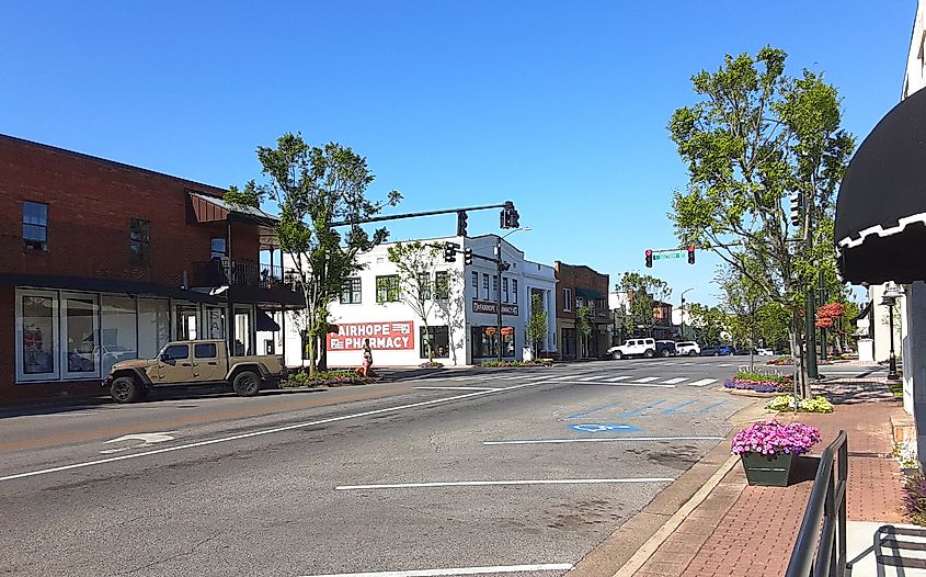 Downtown Fairhope, Alabama