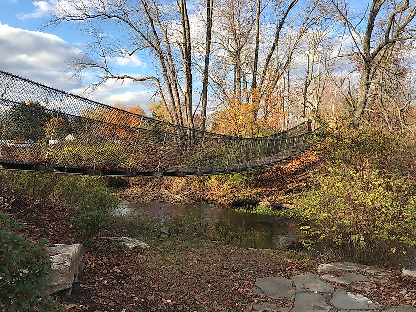 Hockanum River Trail in Vernon, Connecticut.