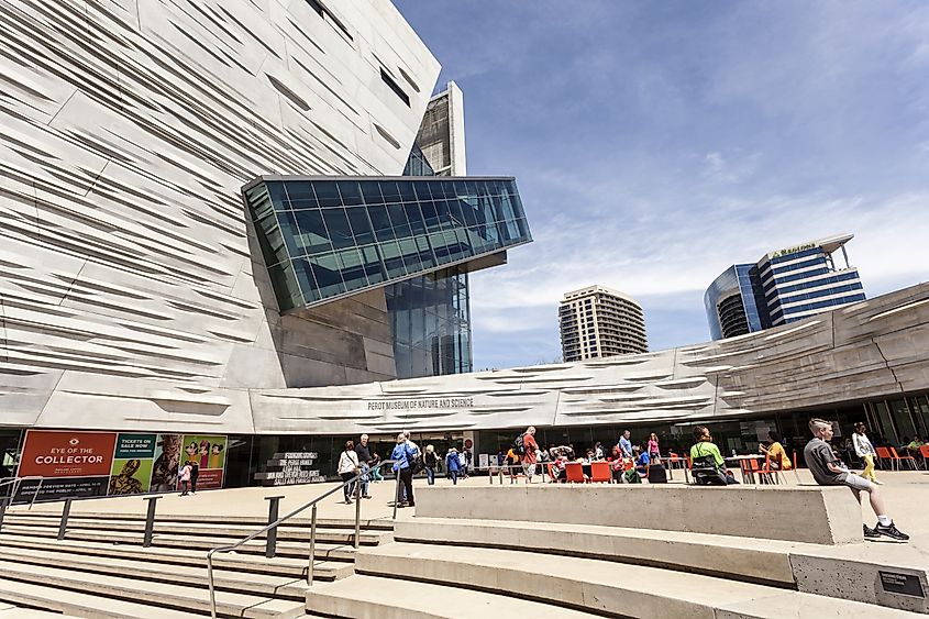 The Perot Museum of Nature and Science in Dallas. Texas, United States