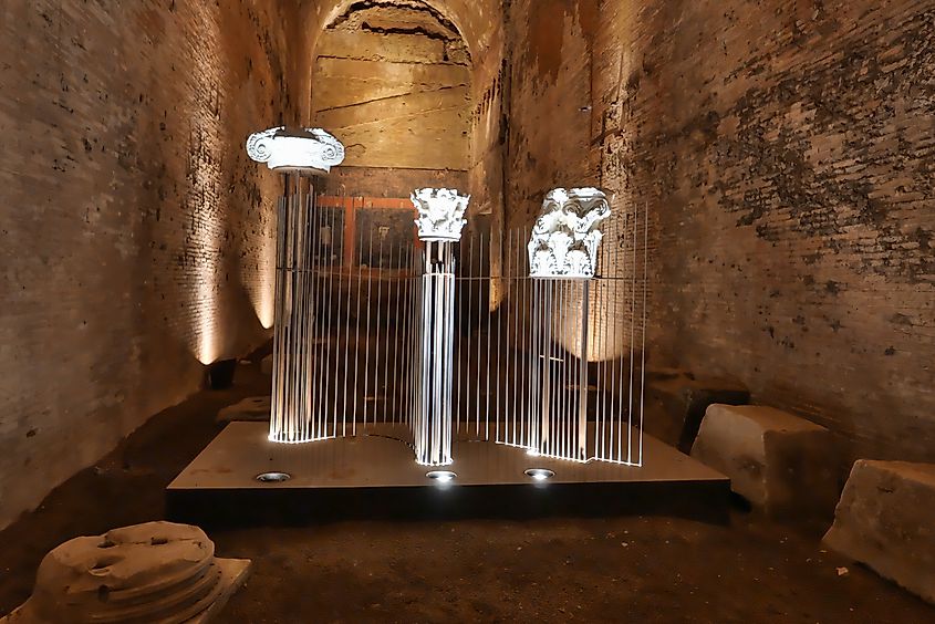 Inside Nero's Palace, Domus Aurea (Editorial credit: REPORT / Shutterstock.com)