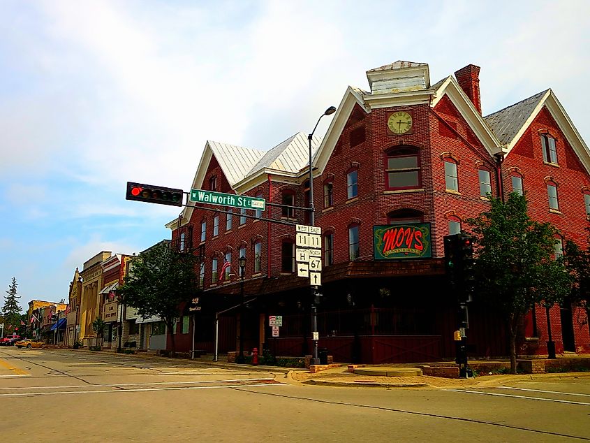 Loraine Hotel building, downtown Elkhorn