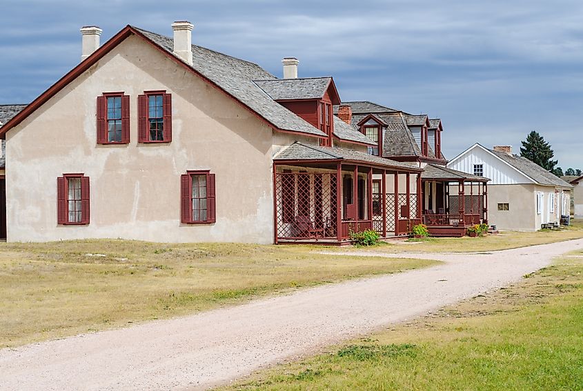 Fort Laramie National Historic Site, Trading Post, Diplomatic Site, and Military Installation in Wyoming. Image Credit Zack Frank via Shutterstock.