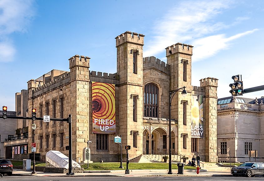 The historic Wadsworth Atheneum Museum of Art in  Hartford.