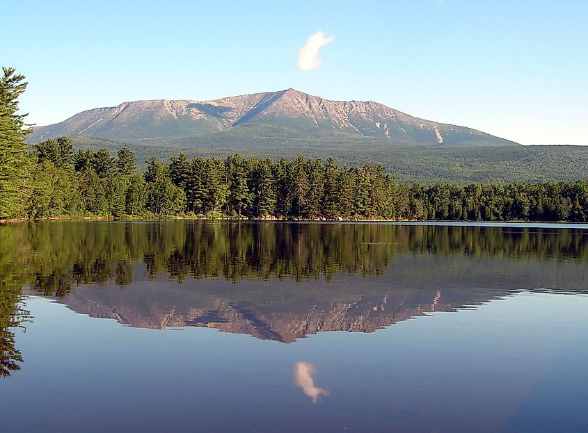 Mt Katahdin, Baxter State Park, Millinocket, Maine.